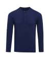 PR218 Premier Long John Roll Sleeve T-Shirt INDIGO DENIM colour image